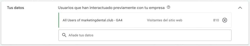 Remarketing para visitantes de una web